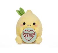 Posh Paws Plush Toy Swizzels Love Hearts Mum You're The Zest 18cm Lemon