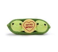 Swizzels Love Hearts Pete & Penelope Pea 'HAP-PEA BIRTHDAY' Message 9" Soft Toy (23cm)