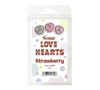 Swizzels Love Hearts Strawberry Wax Melts 2 Packs (1 Pack 12 Melts), HOSWI019
