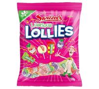Swizzels Luscious Lollies, Mixed Sweets Bag, Selection of Vegan Lollipops, 176g Bag (Approximately 16 Lollies)