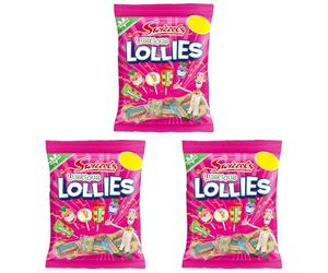 Swizzels LUSCIOUS LOLLIES PMP £1.25 12X132G (Pack of 3)