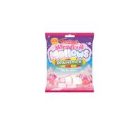Swizzels Marvellous Mallows Drumstick Raspberry Milk Flavour Marshmallows 125g Single Bag Marshmallow Sweets
