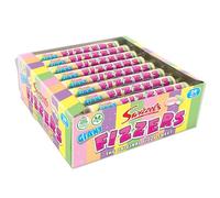 Swizzels Giant Original Fizzer Sweets Vegan Friendly Sweets Delicious Fizzy Multipack 24 Fizzer Rolls