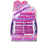 Swizzels Matlow Giant Parma Violets Rolls, 24 Pack