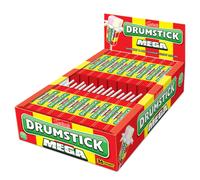 Swizzels Mega Original Drumstick, Raspberry and Milk Flavoured Lollies, Multipack Bulk Box (36 lollies)