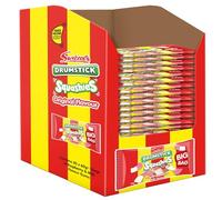 Swizzels Original Drumstick Squashie Big Bag Sweets, Raspberry and Milk Flavour- Sweets Multipack Box (30 x 60g)