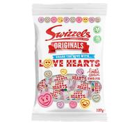 Swizzels Original Love Hearts - A Delicious and Fruity Selection of Classic Candy Conversation Hearts 127G