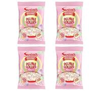 Swizzels Originals Retro Classic Double Lollies Sweets 130g x 4 Single Bags