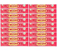 Swizzels Retro Classic Chew Bars Individually Wrapped Sweets | Bulk Box Assorted Sweet Pick and Mix Selection (Swizzels Refreshers Chew Bar Strawberry x 18)