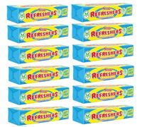 Swizzels Retro Classic Stick Packs Individually Wrapped Sweets | Bulk Box Assorted Sweet Pick and Mix Selection (Swizzels Refreshers Soft Chew Stick Packs Lemon x 12)