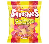Swizzels Squashie Orange & Cherry Flavour Double Dip 120g
