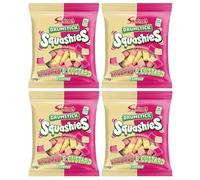 Swizzels Squashies Rhubarb & Custard Soft & Foamy Sweets 4 x 120g Bags