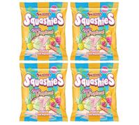 Swizzels Squashies Soft and Foamy Sweets 120g x 4 Single Bags | For Parties, Gifts, Sharing, Seasonality, Special Events (Swizzels Squashies Tropical x 4)