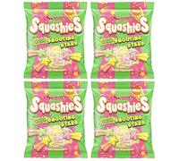 Swizzels Squashies Sour Stars Soft & Foamy Sweets 120g x4 Bags