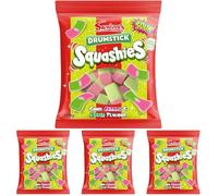 Swizzels Squashies Sweets - Sour Apple and Cherry Flavour Squashies - Single Pack 140g (Pack of 4)
