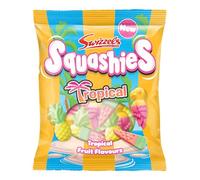 Swizzels Squashies Tropical Flavour 100g, Fruity Flavoured Chewy Sweets | Includes Drumsticks, Fruity Pops & Double Lollies, Sweets For Parties, Snacking, Birthdays, Halloween & Christmas