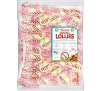 Swizzels Sweets Bulk Bags, 3 kg (2 Bag x 3 KG, Double Lollies)