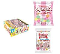 Swizzels Valentines Bundle - Includes New Love Heart Squashies & The Original Love Hearts Bulk Pack