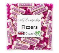 Swizzles Fizzers Sweets x50 - Hard Pressed Candy - Individually Wrapped Fizzers - Vegan & Halal Sweets - Great for Halloween, Parties, Gifting & Sharing - UK MADE