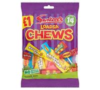 Swizzles Loadsa Chews PM £1 135g x 12 x 1 Kids Party Sweets Candy Confectionary