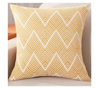 SWJ-swjssb Cotton Linen Throw Pillow Cover Boho Soft Pillowcase Super King Size Farmhouse Square Rectangle Cushion Case Home Decor for Couch Sofa Bed Living Room(Color:#3,Size:60x60 cm 1pc)