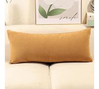 SWJ-swjssb Long Throw Pillow Cover Chenille Pillow Covers Rectangle 50x70 30x70 Cm Decorative Couch Cushion Covers With Zipper Square Pillowcase Sofa Pillow Protector Cases(Ginger,50x50 cm)