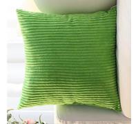 SWJ-swjssb Super King Size Pillow Cases 80x80 75x75 Cm,Square Extra Large Cushion Covers Soft Throw Pillow Cover With Zipper Corduroy Decorative Pillowcases For Sofa Couch(Fruit Green,30x30 inch 1pc)