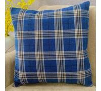 SWJ-swjssb Super King Size Pillow Cases Cushion Covers, Checkered Decorative Throw Pillow Covers Square Cushion Case Home Decor Pillowcases For Couch Sofa Living Room Bed(Blue,70x70 cm 1pc)