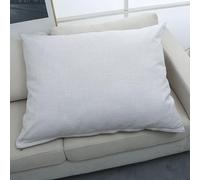 SWJ-swjssb Throw Pillow Covers Linen Pillow Covers With Zipper Cotton Decorative Pillows Rectangle Cushion Covers Farmhouse Boho Decor For Sofa Couch Bed Living Room (Color : Beige, Size : 50x70 cm)