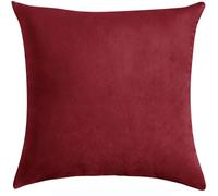 SWJ-swjssb Velvet Decorative Throw Pillow Covers 18x18 Inch,Cushion Covers 45 X 45 CM，Soft Square Cushion Cases With Zipper Modern Interior Washable Pillowcase，for Sofa Bed Car(Burgundy)