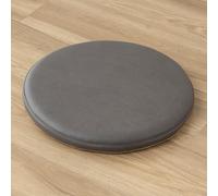 SWJ-swjssb Waterproof Seat Cushions For Kitchen Chairs，Memory Foam Seat Cushion Round Stool Cushion Chair Pad Indoor Outdoor Cushion With Invisible Zip(Dark Grey,30cm/12inch)