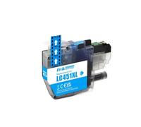 SWjfbzzBU Color Ink Cartridge LC451XL 451XL Compatible With MFC J1010DW DCP J1050DW DCP J1140DW(1PCS Cyan)