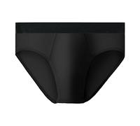 SWJGLITTR Men's Middle Waist Breathable Underwear Cotton Comfortable Underpants Dry Soft Boxer Briefs, Black 1pc, L