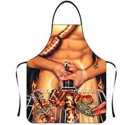 Swkangrd Chef Apron Funny Novelty Sexy Apron, Muscle Man Cooking Apron Kitchen Cooking BBQ Grilling Baking Party Apron MuscleNerd Adult Apron Gifts for Men Personalised Apron Cooking Apron