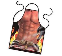 Swkangrd Funny Novelty Cooking Apron for Men,Muscle Man Cooking Apron,Sexy Kitchen Apron Cooking BBQ Party Adult Chefs Apron For Men Women Funny Gift (B)