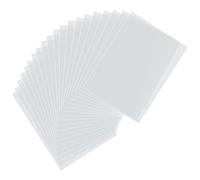 SWKJ 100 Pcs Clear Card Sleeves,Transparent Plastic Penny Sleeves for Standard Sized Cards,Ultra-Clear Card Protector for MTG, Football, Sports, Game Cards-(67 × 92mm)