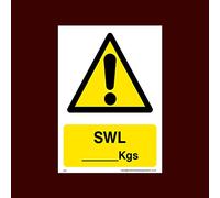 SWL Kgs Sticker/Self Adhesive Sign - Lift, Service, Pit, Dogs, Left, Right, KGS (LE6)