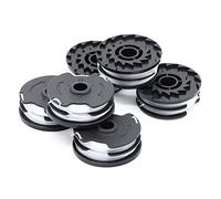 SWNKDG 6 Pcs Thread Spools Replacement Spools for LIDL Parkside Cordless Grass Trimmer PRTA 20-Li A1, B2, C3; PRT 550 A1, A3; PRT 300 A1-2x4m 1.6 mm