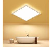 Swoieltr Bathroom Light, 24W 2500LM LED Ceiling Light, Bathroom Lights Ceiling Waterproof Flush Ceiling Lights Lamp for Kitchen Hallway Living Room Bedroom Toilet Office (30CM 3000K)
