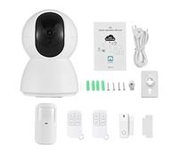 Swokely 3MP Security Camera 2.4G WiFi Smart Indoor Monitoring Cam with Night Viewing 2-Way Audio Phone APP Remote Control Motion Detection for Pet Home Security Monitor Intelligent Alarm System