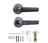 Swokely Biometric Door Lock 4 Unlocked Ways, Black, App, Fingerprint, Password, Key, Home, Apartment, Office