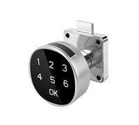 Swokely Digital Cabinet Lock with Combination Zinc Alloy Drawer Safe Smart Security Latch for Home Office Privacy Protection Emergency Power Port (N1381-32)