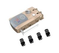Swokely Door Lock with Remote Control, Double Anti-Theft App and BT Unlock, Wireless Keyless Deadbolt Access Control System with 4 Electronic Locks with Remote Control