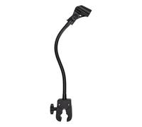 Swokely Gooseneck Microphone Stand Adjustable Clip On Mic Holder 360° Bendable Boom Arm Compatibility 25-33mm Mics Wide 15-45mm Clamp for Live Streaming Recording Singing