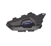 Swokely H9 Motorcycle Helmet Intercom 1000M Range BT5.1 Hands-free Interphone 2-Person Full Duplex Phone Call Music Listening FM Radio IP65 Waterproof Dustproof