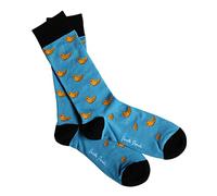 Swole Panda Bamboo Socks UK 4-7 - Blue Ducks Womens Socks
