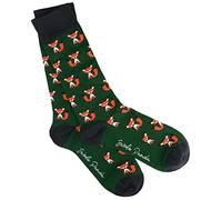 Swole Panda Bamboo Socks UK 4-7 - Green Fox Womens Socks