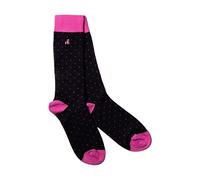 Swole Panda Bamboo Socks UK 4-7 - Spotted Pink Spots Womens Socks