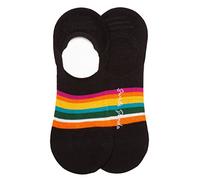 Swole Panda Bamboo Socks UK7-11 - Black Bold Striped Mens