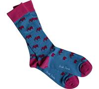 Swole Panda Bamboo Socks UK7-11 - Pink Elephant Mens Socks